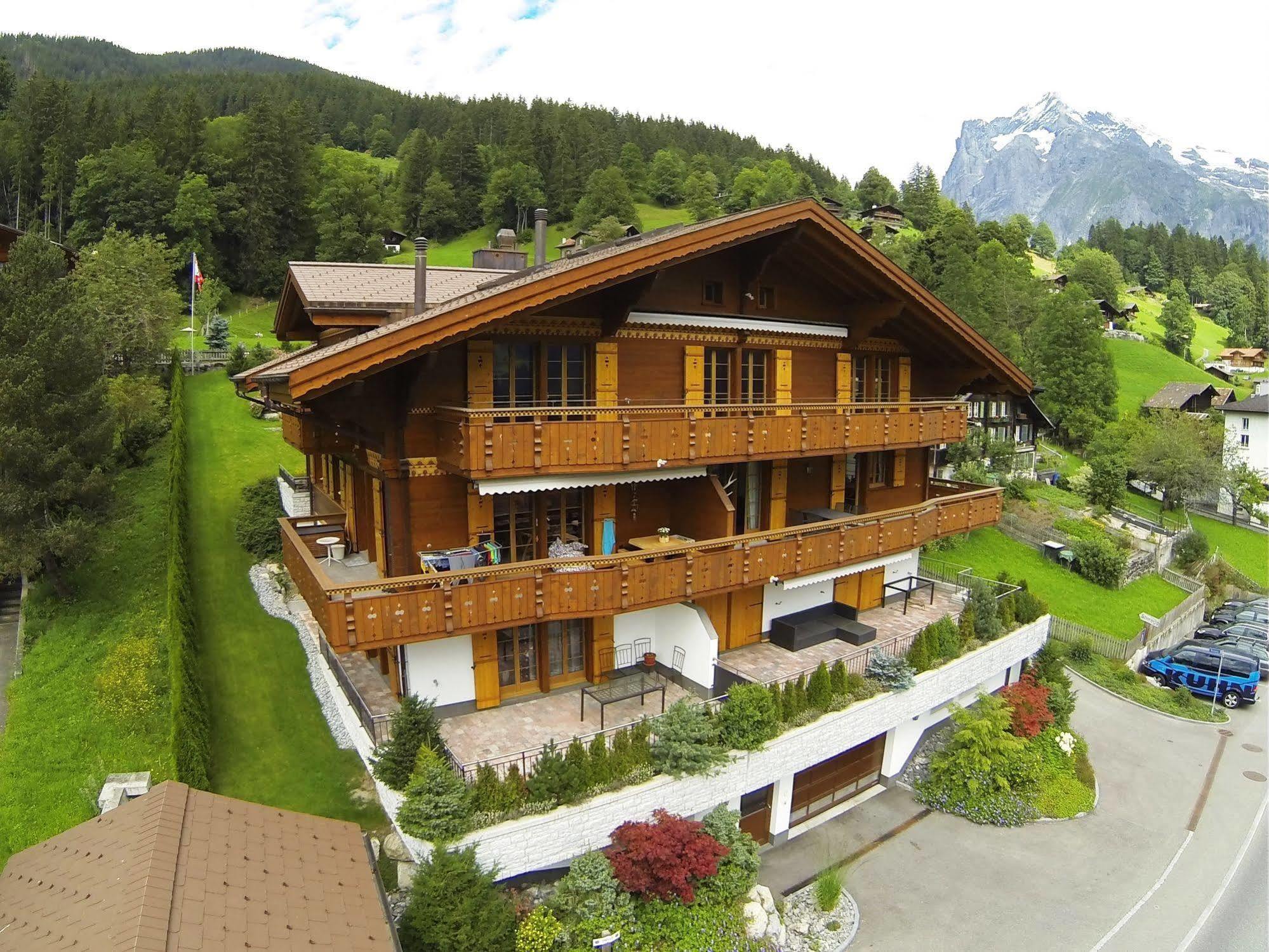 Apartment Kiwi Links - Griwa Rent Ag Grindelwald Exteriör bild